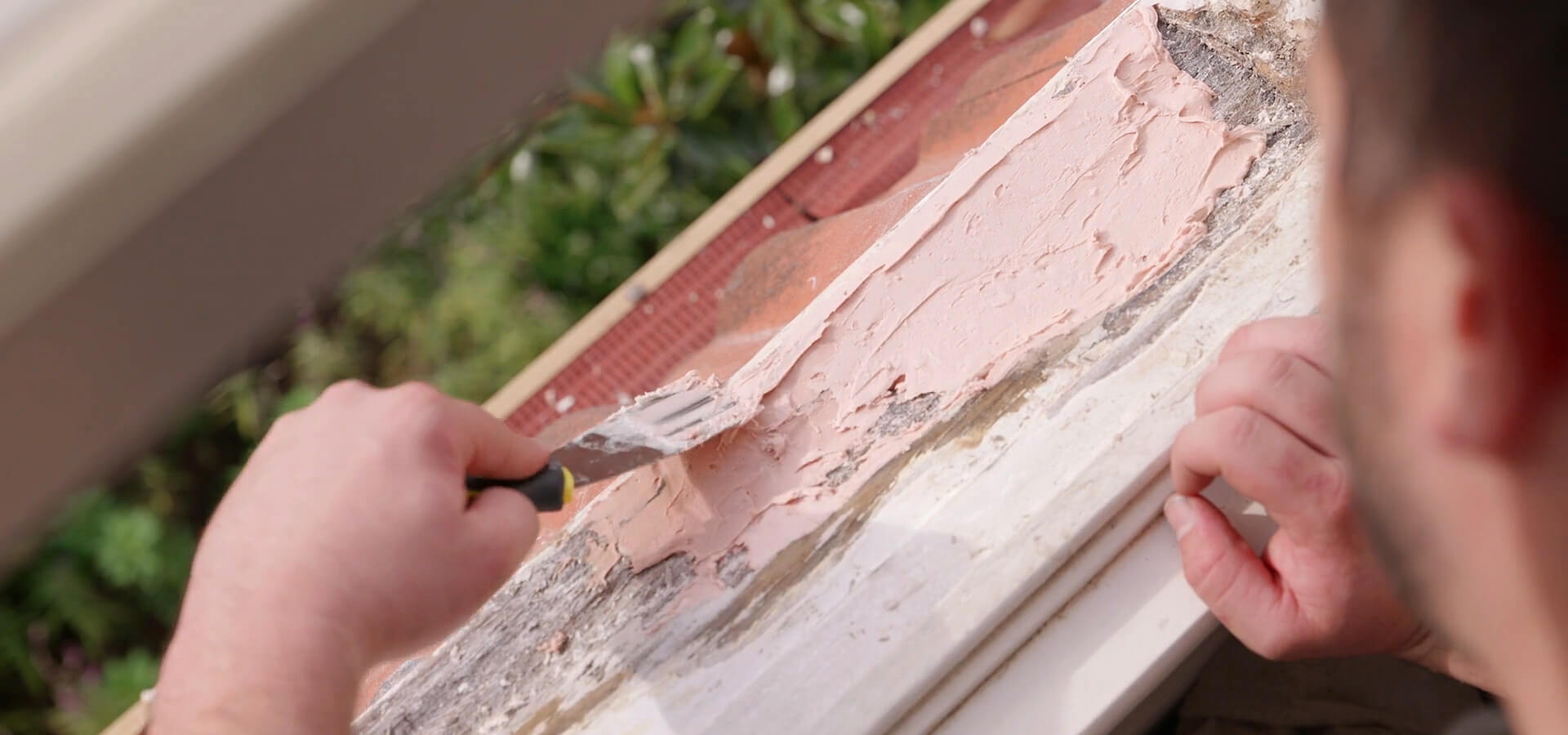 Person using tools